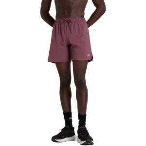 imageNew Balance Mens RC Short 7quotFaded Plum