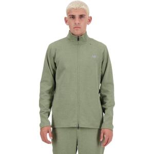 imageNew Balance Mens Tech Knit Full ZipDark Olivine