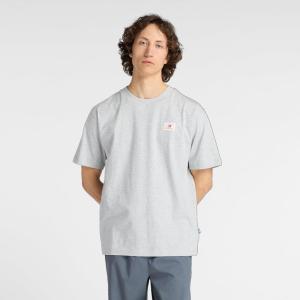 imageNew Balance Mens Woven Label TshirtAthletic Grey