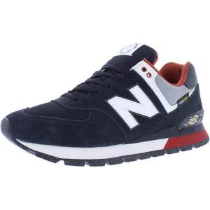 imageNew Balance UnisexAdult 574 SneakerBlackAlpha Whiteblack