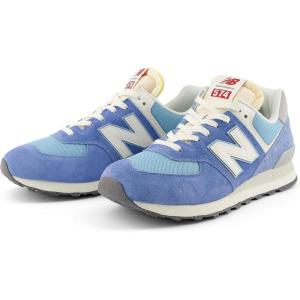 imageNew Balance UnisexAdult 574 V2 70s Racing SneakerBlue LagunaSea Salt