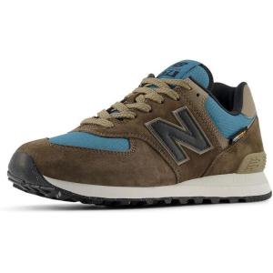 imageNew Balance UnisexAdult 574 V2 Season SneakerDark MushroomTerrariumBlack