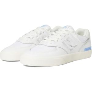 imageNew Balance UnisexAdult 574 Vulc Skate ShoeWhiteBaby Blue