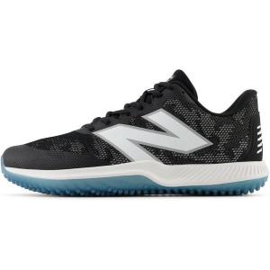 imageNew Balance UnisexAdult FuelCell 4040 V7 Turf Trainer Baseball ShoeBlackOptic White