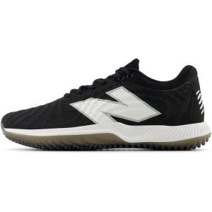 imageNew Balance UnisexAdult FuelCell 4040 V7 Turf Trainer Baseball ShoeBlackOptic White Synthetic