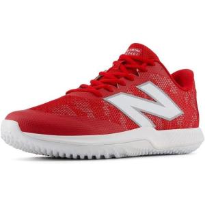 imageNew Balance UnisexAdult FuelCell 4040 V7 Turf Trainer Baseball ShoeTeam RedOptic White