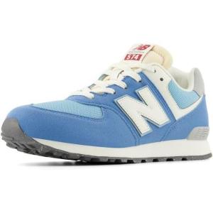 imageNew Balance UnisexChild 574 V1 70s Racing Laceup SneakerBlueWhite