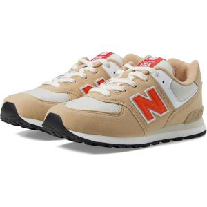 imageNew Balance UnisexChild 574 V1 70s Racing Laceup SneakerIncensePoppy