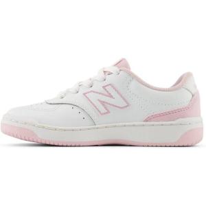 imageNew Balance UnisexChild Bb80 V1 Laceup SneakerWhiteMid Century Pink