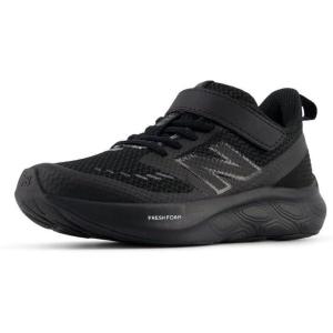 imageNew Balance UnisexChild Fresh Foam 625 V1 Hook and Loop Running ShoeBlackPhantom