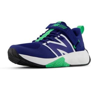 imageNew Balance UnisexChild FuelCell Play V1 Hook and Loop Running ShoeInkwellGreen AppleWhite