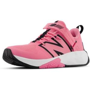 imageNew Balance UnisexChild FuelCell Play V1 Hook and Loop Running ShoeSignal PinkBlack