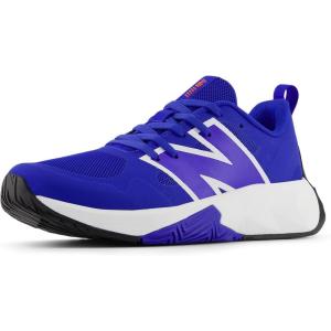 imageNew Balance UnisexChild FuelCell Play V1 Laceup Running ShoeBlue GemstoneTeam RedWhite