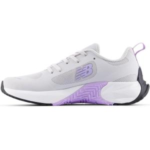 imageNew Balance UnisexChild FuelCell Play V1 Laceup Running ShoeGrey MatterLilac GloWhite