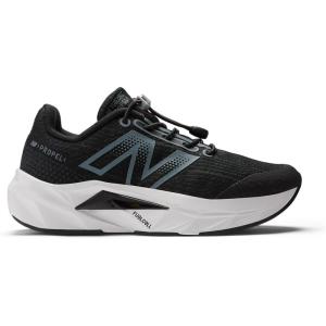 imageNew Balance UnisexChild FuelCell Propel V5 Bungee Running ShoeBlackSteelSilver Metallic