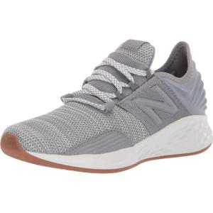 imageNew Balance UnisexChild Kids Fresh Foam Roav V1 Laceup Running ShoeGunmetalWhite