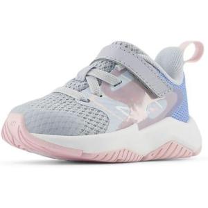 imageNew Balance UnisexChild Rave Run V2 Bungee Lace with Top Strap ShoeBright SkyGraniteRose Sugar
