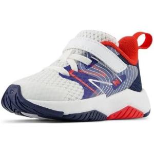 imageNew Balance UnisexChild Rave Run V2 Bungee Lace with Top Strap ShoeTeam RoyalWhiteTrue Red