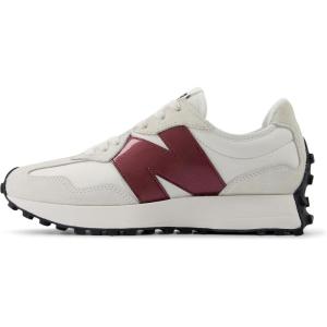 imageNew Balance Womens 327 V1 SneakerSea SaltMonarch Burgundy
