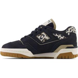 imageNew Balance Womens 550 SneakersBlackWhiteTan