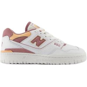 imageNew Balance Womens 550 SneakersPink PeachWhite