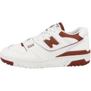 imageNew Balance Womens 550 SneakersWhiteRed
