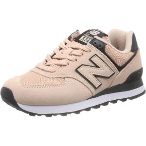 imageNew Balance Womens 574 V2 Spring SneakerPink Pink Black Pink Black