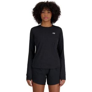imageNew Balance Womens Athletics Long SleeveBlack Heather