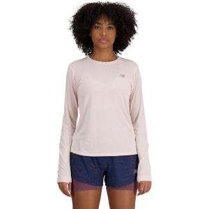 imageNew Balance Womens Athletics Long SleeveQuartz Pink Heather