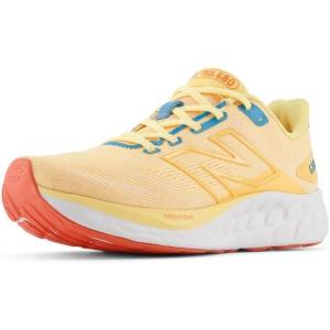 imageNew Balance Womens Fresh Foam 680 V8 Running ShoeWhite PeachCoastal BlueGulf Red