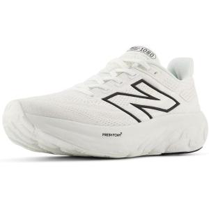 imageNew Balance Womens Fresh Foam X 1080 V13 Running ShoeWhiteBlackReflection