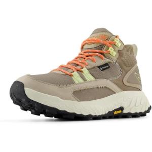 imageNew Balance Womens Fresh Foam X Hierro V1 MidCut Trail Running ShoeLinenMushroomGulf Red