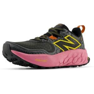 imageNew Balance Womens Fresh Foam X Hierro V8 Trail Running ShoeBlackReal PinkGinger Lemon