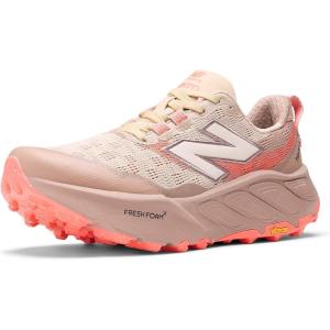 imageNew Balance Womens Fresh Foam X Hierro V9 Trail Running ShoeDesert ClayFlat TaupeUrgent Red