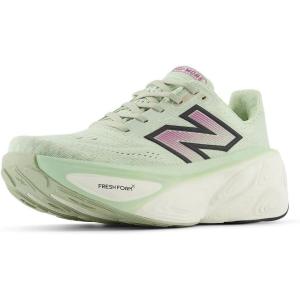 imageNew Balance Womens Fresh Foam X More V5 Running ShoeNatural MintPurple FuchsiaBlack