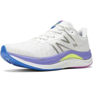imageNew Balance Womens Fuel Cell Propel V4 Running ShoeWhiteElectric IndigoThirty Watt