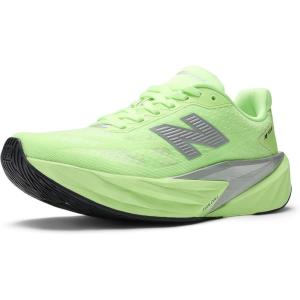 imageNew Balance Womens FuelCell Rebel V5 Running ShoeLab GreenSilver MetallicWhite