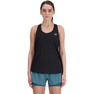 imageNew Balance Womens Impact Run Tank Top 22Black Heather