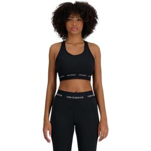 imageNew Balance Womens Nb Sleek Medium Support Sports BraBlack