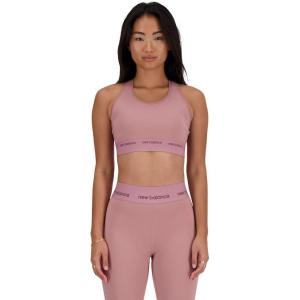 imageNew Balance Womens Nb Sleek Medium Support Sports BraRosewood