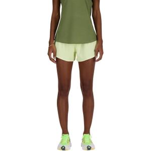 imageNew Balance Womens RC Short 3 inchesLimelight