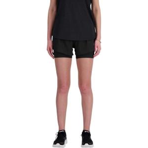 imageNew Balance Womens Rc 2in1 Short 3quotBlack
