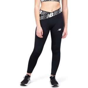 imageNew Balance Womens Relentless Crossover High Rise 78 TightBlack