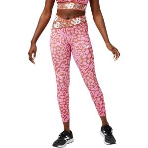 imageNew Balance Womens Relentless Crossover High Rise 78 TightRaspberry