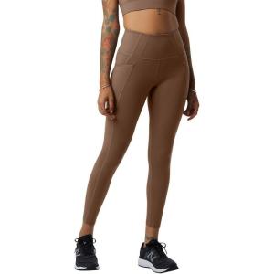 imageNew Balance Womens Shape Shield 78 High Rise Pocket TightDark Mushroom