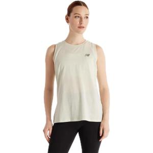 imageNew Balance Womens Sport Essentials Heathertech TankNatural Mint Heather
