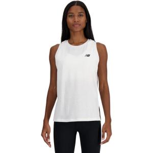 imageNew Balance Womens Sport Essentials Heathertech TankWhite