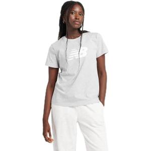 imageNew Balance Womens Sport Jersey Logo TShirtAthletic Grey