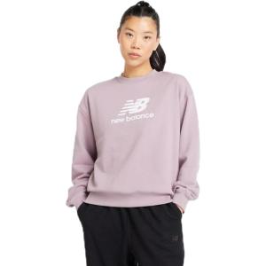 imageNew Balance Womens Standard Sport Essentials French Terry Logo CrewIce Wine
