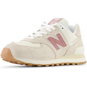 imageNew Balance Womens WL574 Core Plus Collection SneakerLinenRosewood